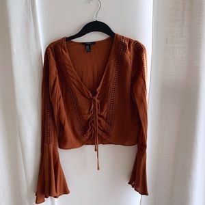 Long sleeved Crop Top